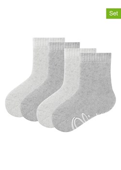 s.Oliver Skarpety (4 pary) w kolorze jasnoszarym i białym ze sklepu Limango Polska w kategorii Skarpetki dziecięce - zdjęcie 187814013