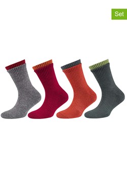 s.Oliver Skarpety (4 pary) w kolorze czerwono-szaro-zielonym ze sklepu Limango Polska w kategorii Skarpetki dziecięce - zdjęcie 187814014