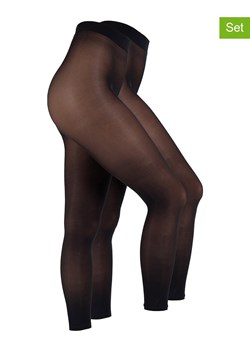 s.Oliver Legginsy (2 pary) w kolorze czarnym ze sklepu Limango Polska w kategorii Spodnie damskie - zdjęcie 187814070