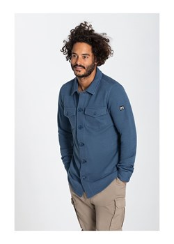 super.natural Kurtka koszulowa &quot;Knit&quot; w kolorze niebieskim ze sklepu Limango Polska w kategorii Kurtki męskie - zdjęcie 187814133