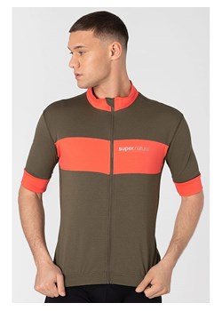 super.natural Koszulka kolarska &quot;Gravier&quot; w kolorze brązowo-pomarańczowym ze sklepu Limango Polska w kategorii T-shirty męskie - zdjęcie 187814322