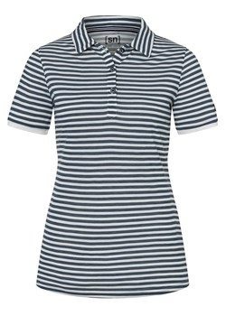 super.natural Koszulka polo w kolorze granatowo-białym ze sklepu Limango Polska w kategorii Bluzki damskie - zdjęcie 187814604