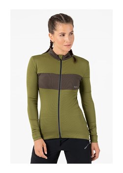 super.natural Koszulka kolarska &quot;Gravier&quot; w kolorze khaki ze sklepu Limango Polska w kategorii Bluzki damskie - zdjęcie 187814720