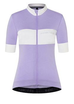 super.natural Koszulka kolarska &quot;Grava&quot; w kolorze lawendowym ze sklepu Limango Polska w kategorii Bluzki damskie - zdjęcie 187814854