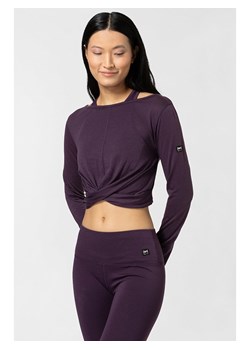 super.natural Koszulka &apos;&apos;Wrap&apos;&apos; w kolorze fioletowym do jogi ze sklepu Limango Polska w kategorii Bluzki damskie - zdjęcie 187814912