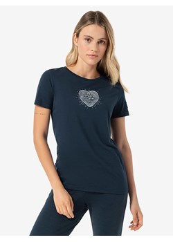 super.natural Koszulka &quot;Heartwood Tee&quot; w kolorze granatowym ze sklepu Limango Polska w kategorii Bluzki damskie - zdjęcie 187815191