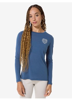 super.natural Koszulka &quot;Little Heartwood&quot; w kolorze niebieskim ze sklepu Limango Polska w kategorii Bluzki damskie - zdjęcie 187815272