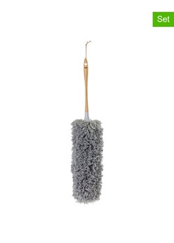 Vigar Miotełki do kurzu (2 szt.) w kolorze jasnobrązowo-szarym - wys. 59 x Ø 13 cm ze sklepu Limango Polska w kategorii Akcesoria kuchenne - zdjęcie 187815474