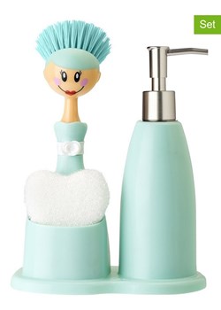 Vigar 3-częściowy organizer &quot;Dolls&quot; w kolorze turkusowym ze sklepu Limango Polska w kategorii Akcesoria kuchenne - zdjęcie 187815602