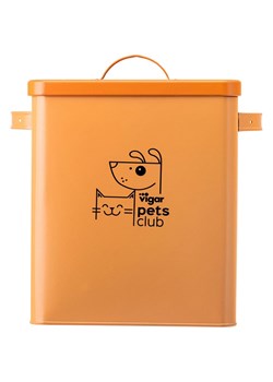 Vigar Pojemnik &quot;Pets&quot; w kolorze pomarańczowym na karmę dla psów - 12 l ze sklepu Limango Polska w kategorii Dla zwierząt - zdjęcie 187816412