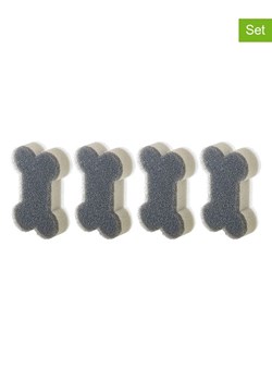 Vigar Gąbki (4 szt.) &quot;Pets&quot; w kolorze szaro-białym - 11 x 3,5 x 7,5 cm ze sklepu Limango Polska w kategorii Akcesoria kuchenne - zdjęcie 187816504