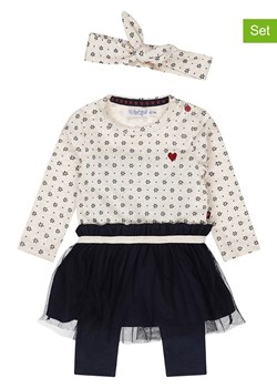 Dirkje 3-częściowy zestaw w kolorze czarno-kremowym ze sklepu Limango Polska w kategorii Sukienki niemowlęce - zdjęcie 187816630