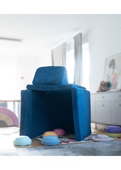 Bunky Kanapa &quot;Midnight&quot; w kolorze granatowym do zabawy - 168 x 58 x 84 cm ze sklepu Limango Polska w kategorii Meble dziecięce - zdjęcie 187817302