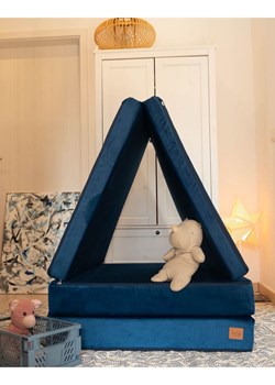 Bunky Kanapa &quot;Royalty&quot; w kolorze granatowym do zabawy - 168 x 58 x 84 cm ze sklepu Limango Polska w kategorii Meble dziecięce - zdjęcie 187817324