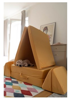 Bunky Kanapa &quot;Honeybee&quot; w kolorze żółtym do zabawy - 168 x 58 x 84 cm ze sklepu Limango Polska w kategorii Meble dziecięce - zdjęcie 187817330