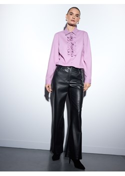 Mohito - Spodnie z imitacji skóry - czarny ze sklepu Mohito w kategorii Spodnie damskie - zdjęcie 187817640