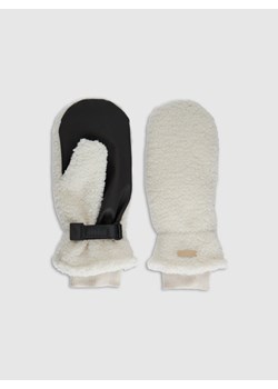 Rękawiczki z jednym palcem uniseks 4F 4FWAW25AGLOU103 - beżowe ze sklepu Sportstylestory.com w kategorii Rękawiczki damskie - zdjęcie 187818120