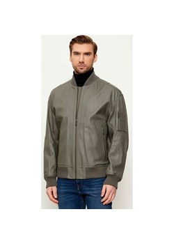 BOSS ORANGE Skórzana kurtka bomber Jakri | Regular Fit ze sklepu Gomez Fashion Store w kategorii Kurtki męskie - zdjęcie 187818313