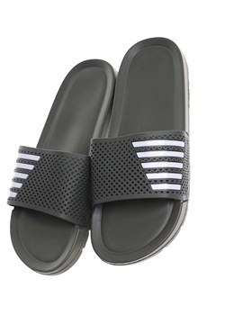 Zielone wodoodporne klapki męskie plażowe /B5-1 18369 T188/ ze sklepu Pantofelek24.pl w kategorii Klapki męskie - zdjęcie 187819192