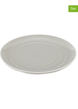 Ethnical Life Talerze (12 szt.) &quot;Bicolore&quot; w kolorze szarym - Ø 26,5 cm ze sklepu Limango Polska w kategorii Naczynia - zdjęcie 187819200