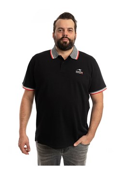 Roadsign Koszulka polo w kolorze czarnym ze sklepu Limango Polska w kategorii T-shirty męskie - zdjęcie 187819302