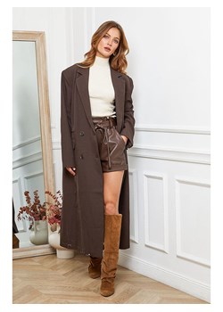 Joséfine Płaszcz przejściowy "Olam" w kolorze brązowym ze sklepu Limango Polska w kategorii Płaszcze damskie - zdjęcie 187819380