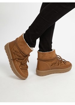 Bellucci Botki zimowe w kolorze jasnobrązowym ze sklepu Limango Polska w kategorii Śniegowce damskie - zdjęcie 187819571