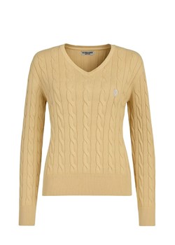 U.S. Polo Assn. Sweter w kolorze beżowym ze sklepu Limango Polska w kategorii Swetry damskie - zdjęcie 187819573