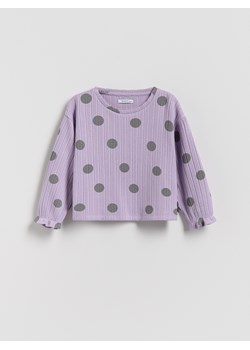 Reserved - Wzorzysta bluzka - lawendowy ze sklepu Reserved w kategorii Bluzki dziewczęce - zdjęcie 187820842