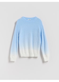 Reserved - Sweter z efektem ombre - jasnoturkusowy ze sklepu Reserved w kategorii Swetry dziewczęce - zdjęcie 187821114