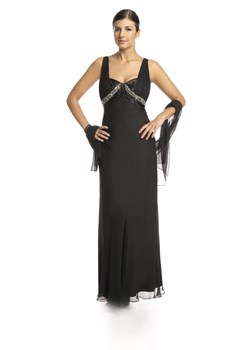 Suknia FSU717 CZARNY ze sklepu fokus.pl w kategorii Sukienki - zdjęcie 187821310