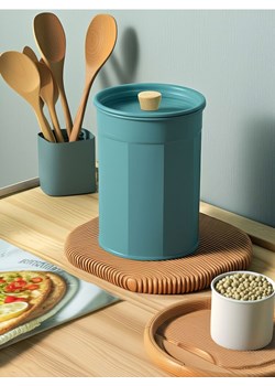 Sinsay - Pojemnik na żywność z pokrywką - niebieski ze sklepu Sinsay w kategorii Pojemniki kuchenne - zdjęcie 187821763