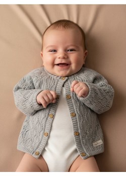 Sinsay - Bawełniany sweter z ozdobnymi guzikami - szary ze sklepu Sinsay w kategorii Bluzy i swetry - zdjęcie 187821791