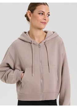 Sinsay - Bluza z kapturem z zapięciem - beżowy ze sklepu Sinsay w kategorii Bluzy damskie - zdjęcie 187821854