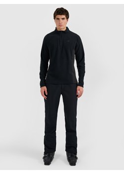 Męska bielizna termiczna polarowa (góra) 4F 4FWAW25UFLEM066 - czarna ze sklepu Sportstylestory.com w kategorii Bielizna termoaktywna męska - zdjęcie 187821903