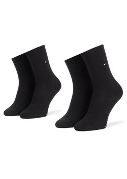 Skarpety długie Tommy Hilfiger 371221 r. 39/42r Czarny ze sklepu eobuwie.pl w kategorii Skarpetki damskie - zdjęcie 187822223