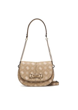 Guess Torebka Carrie Logo HWGP98 98200 Beżowy ze sklepu MODIVO w kategorii Listonoszki - zdjęcie 187822480