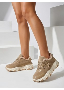 Royalfashion Sneakersy damskie z ociepleniem Caroz ze sklepu royalfashion.pl w kategorii Buty sportowe damskie - zdjęcie 187823030