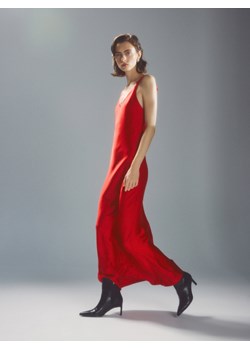 Reserved - Sukienka maxi na ramiączkach - czerwony ze sklepu Reserved w kategorii Sukienki - zdjęcie 187823261