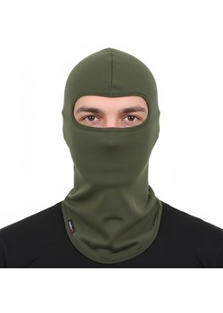 Długa KOMINIARKA bawełniana na motor, narty, do biegania ZIELEŃ WOJSKOWA ze sklepu Stylion w kategorii Czapki zimowe męskie - zdjęcie 187824293