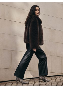 Mohito - Spodnie z imitacji skóry - czarny ze sklepu Mohito w kategorii Spodnie damskie - zdjęcie 187824420