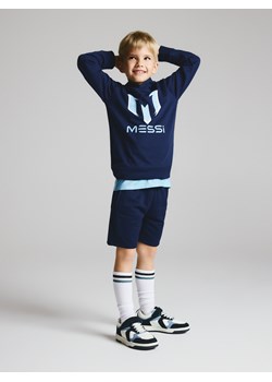 Reserved - Bluza z kapturem Messi - granatowy ze sklepu Reserved w kategorii Bluzy chłopięce - zdjęcie 187824604
