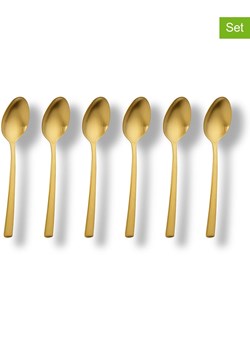 Echtwerk Łyżeczki (6 szt.) &quot;Avelino&quot; w kolorze złotym - dł. 14 cm ze sklepu Limango Polska w kategorii Sztućce - zdjęcie 187825621