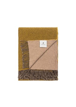 Lanerossi Koc w kolorze musztardowo-beżowym - 180 x 130 cm ze sklepu Limango Polska w kategorii Tekstylia - zdjęcie 187825663
