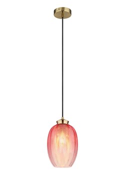 Globo lighting Lampa wisząca &quot;Jessica&quot; w kolorze złoto-różowym - wys. 120 x Ø 15 cm ze sklepu Limango Polska w kategorii Oświetlenie - zdjęcie 187825770
