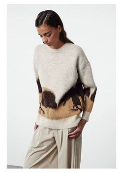 trendyol Sweter w kolorze karmelowo-beżowym ze sklepu Limango Polska w kategorii Swetry damskie - zdjęcie 187826130