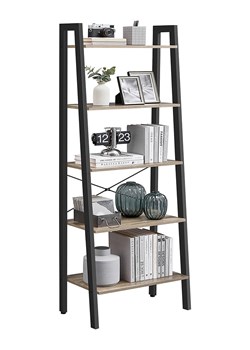 Songmics Regał stojący w kolorze jasnobrązowo-czarnym - 56 x 171,5 x 34,5 cm ze sklepu Limango Polska w kategorii Regały i witryny - zdjęcie 187826191