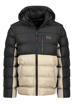 Geographical Norway Kurtka zimowa &quot;Badamo&quot; w kolorze beżowo-czarnym ze sklepu Limango Polska w kategorii Kurtki męskie - zdjęcie 187826303