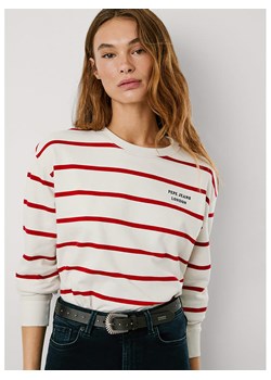 Pepe Jeans Bluza &quot;Bienna&quot; w kolorze kremowo-czerwonym ze sklepu Limango Polska w kategorii Bluzy damskie - zdjęcie 187826551