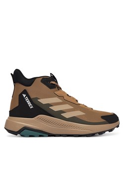 Trekkingi adidas Terrex Anylander Mid JQ9959 Brązowy ze sklepu eobuwie.pl w kategorii Buty trekkingowe męskie - zdjęcie 187827021